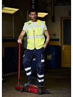Yoko HVW 820 Hi-Vis sieťovaná bezpečnostná vesta 79.W820 hi vis oranžová/sivá Yoko HVW 820 Hi-Vis sieťovaná bezpečnostná vesta 79.W820 hi vis oranžová/sivá