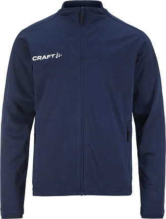 Craft Teamwear Evolve 2.0 Full Zip Jacket Jr Detská tréningová bunda 82.4763 námornícka modrá Craft Teamwear Evolve 2.0 Full Zip Jacket Jr Detská tréningová bunda 82.4763 námornícka modrá