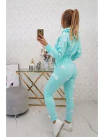 Sada s potlačou pištole mint