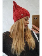 Fleecová čiapka Rabbid K237 v malinovej farbe