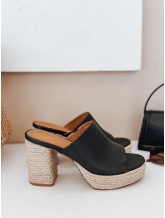 Dámske žabky HOTTRENDY black FashionStreet ZY0989 Dámske žabky HOTTRENDY black FashionStreet ZY0989