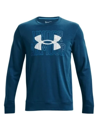 Pánske tričko UA Rival Terry Logo Crew M 1370391 458 - Under Armour