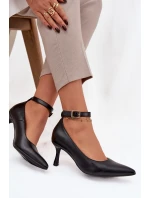 Lodičky s páskem černé Perrine