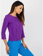 Blúzka LK BZ 506521.90 tmavo fialová Blúzka LK BZ 506521.90 tmavo fialová