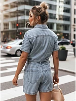 Dámsky džínsový modrý overal FashionStreet EY2682