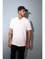 Daiber JN 708 Pánske polo tričko z pima piqué 02.0708 biele