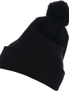 Flexfit 1501P Pletená čiapka s bambulou 55.501P čierna
