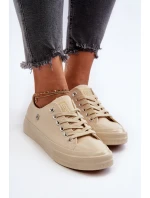 Klasyczne Trampki Damskie Big Star NN274286 Beżowe