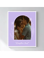 Personalizovaný magický fotob obraz v ráme – 40x50 – kvetinový rám Personalizovaný magický fotob obraz v ráme – 40x50 – kvetinový rám