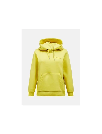 Dámska mikina PEAK PERFORMANCE W Original Small Logo Hood, žltá, pánska Dámska mikina PEAK PERFORMANCE W Original Small Logo Hood, žltá, pánska