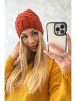 Fleecová čiapka Agnes K239 červená