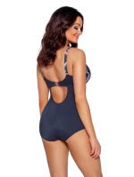 PLAVKY SKJ 47 NAVY FLOWERS