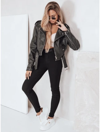 Dámske skinny džínsy čierne FashionStreet UY2754