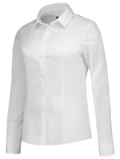 Priliehavá blúzka Stretch Blúzka pre ženy biela