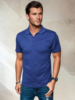 Modrá pánska polokošeľa FashionStreet PX0510
