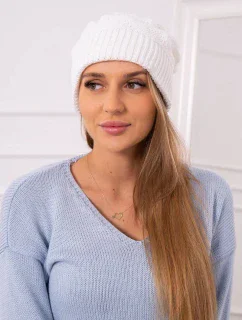 Dámska čiapka Leonia K342 biela