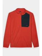 Polar Męski Ze Stójką Regular 4F 4FWAW24TFLEM250-70S Pomarańczowy