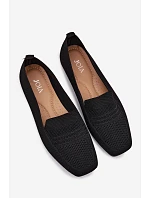 Materiálové Dámské Mokasiny Černé Dorielle