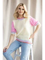 Sveter s krátkym rukávom model 178640 PeeKaBoo