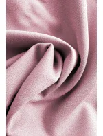 217-9 NEVA Trapézové šaty s rozšírenými rukávmi - púdrovo ružové s trblietkami 217-9 NEVA Trapézové šaty s rozšírenými rukávmi - púdrovo ružové s trblietkami