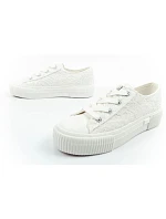 Lee dámske športové topánky Isla trainers white platform lace-up women's