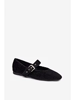 Dámske baleríny s remienkom Black Pamira Dámske baleríny s remienkom Black Pamira