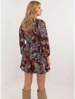 Šaty DHJ SK 19861 6.42 hnedé