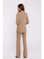 S370 Kvetinová bunda - béžová