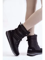 Dámske šnurovacie snehové topánky Progress PROGJ-22-134 Black Dámske šnurovacie snehové topánky Progress PROGJ-22-134 Black