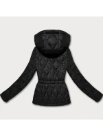 Dámska ľahká bunda s kapucňou Minority black (B25-510-1)