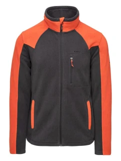 Pánska mikina Polar Monar M 92800621574 grey-orange - Hi-Tec