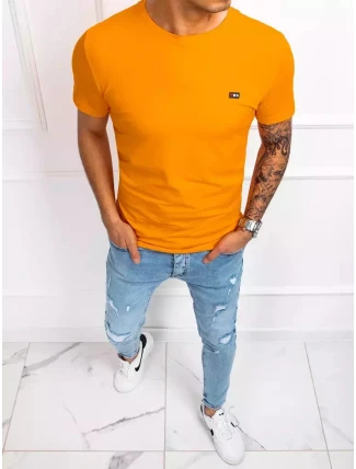 Pánske oranžové tričko FashionStreet RX4806