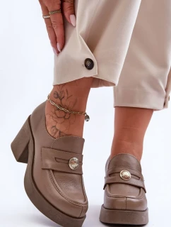 Poltopánky na podpätku model 183950 Step in style