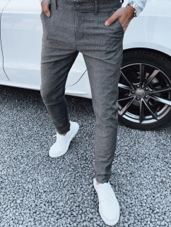 Pánske tmavosivé nohavice FashionStreet UX4384
