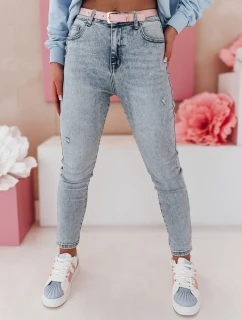 SKINNEX modré dámske džínsové nohavice slim fit FashionStreet UY2476