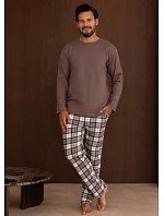 Pyžamo Regina 6006 s dlhými rukávmi, veľkosti S–2XL, Z26 Pyžamo Regina 6006 s dlhými rukávmi, veľkosti S–2XL, Z26