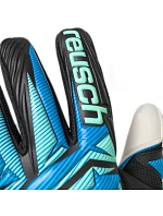 Reusch Attrakt RE:GRIP NC brankárske rukavice čierno-modré 5670535 7272