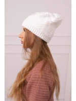 Dámska čiapka Lorena K377 biela
