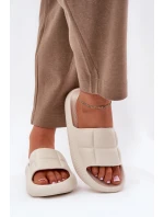 Piankowe Klapki Damskie LEE MAYA SLIDER WOMEN LOW 50251016 Beżowe