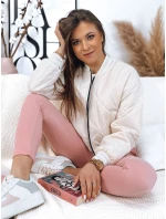 Dámska bunda BOMBER beige FashionStreet TY3434 Dámska bunda BOMBER beige FashionStreet TY3434