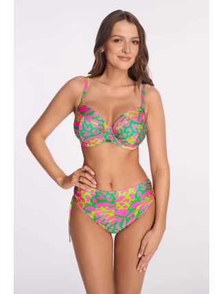 Plavková podprsenka s plnými košíčkami Ava SK 246 Neon Safari