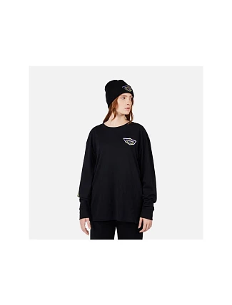 Unisexové tričko ROSSIGNOL SUPER LS TEE, čierne