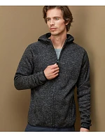Stedman Lux Knit Fleece Jacket Men Pánska pletená fleecová bunda s kapucňou 05.5460 šarlátovo červená melírovaná Stedman Lux Knit Fleece Jacket Men Pánska pletená fleecová bunda s kapucňou 05.5460 šarlátovo červená melírovaná