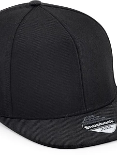 Beechfield B 661 6-panelová snapbacková čiapka „Original“ 53.0661 čierna/čierna