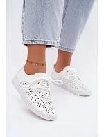 Dámske kožené topánky Acorn White Softie Semi Dámske kožené topánky Acorn White Softie Semi