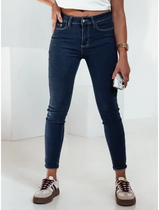 Dámske džínsové nohavice MODILINI tmavomodré FashionStreet UY2239