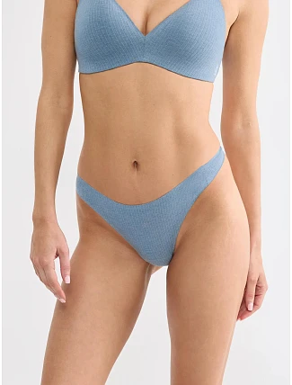 Dámske tangá ZERO Feel Pure String – Liberty Blue – modré 6749 – SLOGGI Dámske tangá ZERO Feel Pure String – Liberty Blue – modré 6749 – SLOGGI