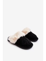 Dziecięce Kapcie Z Futerkiem Czarne Befana