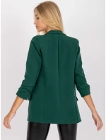 DHJ MA 7684 bunda.15P tmavo zelená