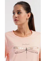 Dámske domáce šaty s krátkymi rukávmi Dragonfly Dámske domáce šaty s krátkymi rukávmi Dragonfly